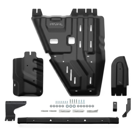 Plaques de protection Toyota Hilux 2015-2020; 2020-2025; 2025-; 2,8 l. / diesel; 2,8 l. / diesel / 48V