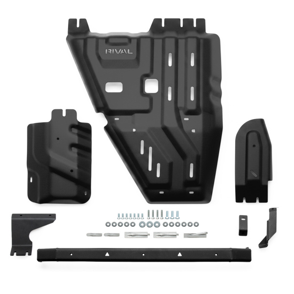 Plaques de protection Toyota Hilux 2015-2020; 2020-2025; 2025-; 2,8 l. / diesel; 2,8 l. / diesel / 48V