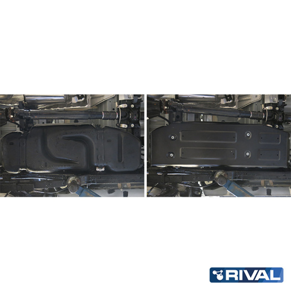 Fuel Tank Protection Plate Toyota Hilux 2015-2020; 2018-2020; 2021-; 2,4 l. / diesel; 2,8 l. / diesel