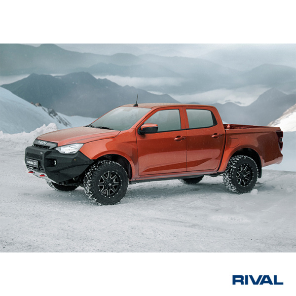 Pare-chocs RIVAL avec feux LED pour Isuzu D-Max 2021-2023; 