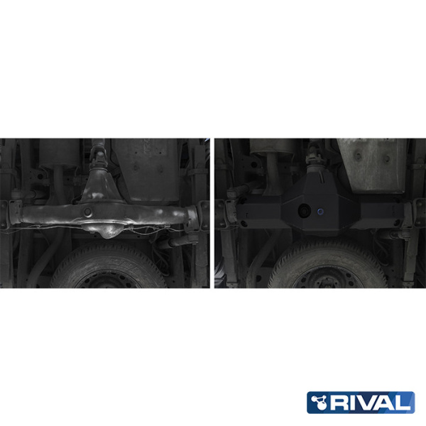 Rear Differential Protection Plate Toyota Hilux 2015-2018; 2018-2020; 2020-; 2,4 l. / diesel; 2,8 l. / diesel