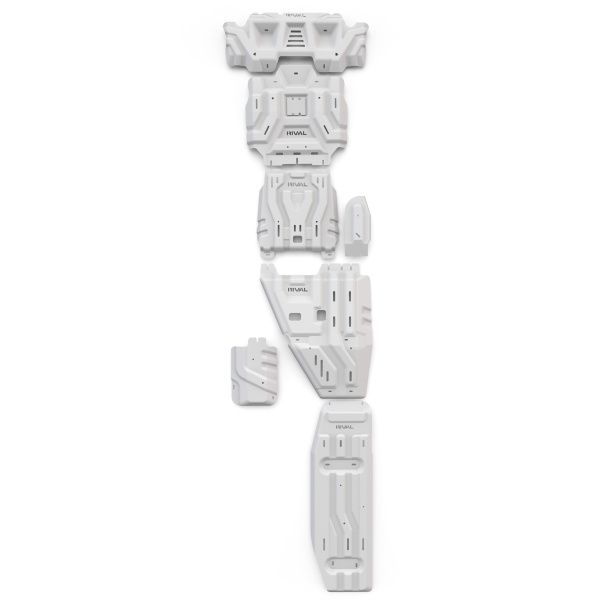 Ensemble de plaques de protection (Radiateur, Moteur, Boîte de vitesses, Boîte de transfert, Réservoir de carburant) Toyota Hilux 2025-; 2,8 l. / diesel / 48V
