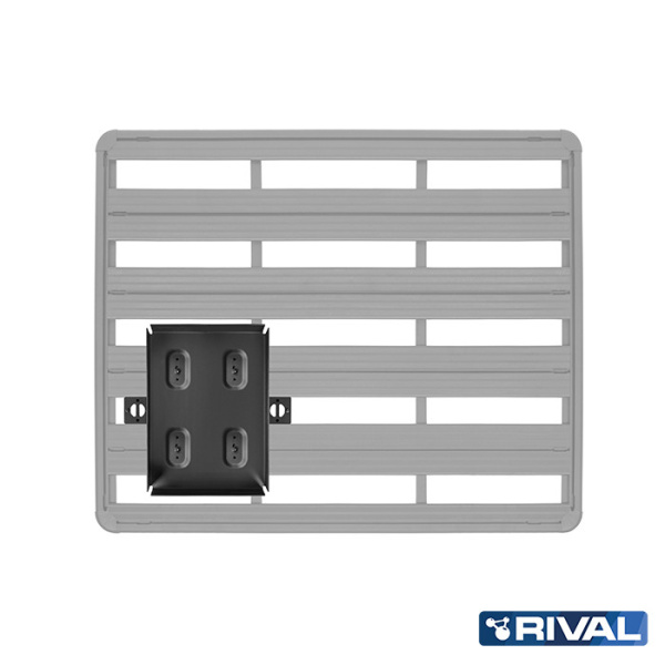 Double Jerry Can Holder Modular Roof Rack  