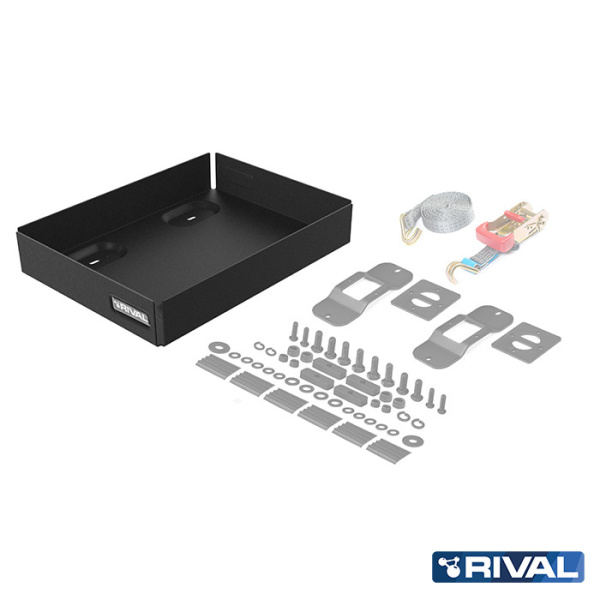 Double Jerry Can Holder Modular Roof Rack  