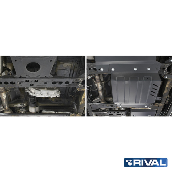 Transfer Case Protection Plate Mercedes-Benz X-Class 2017-;  Nissan Navara (Frontier) 2004-2010; 2010-2015; Pathfinder 2004-2010; 2010-2014; 3 l. / diesel; 2,5 l. / diesel; 4 l. / gasoline