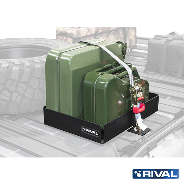 Double Jerry Can Holder Modular Roof Rack  