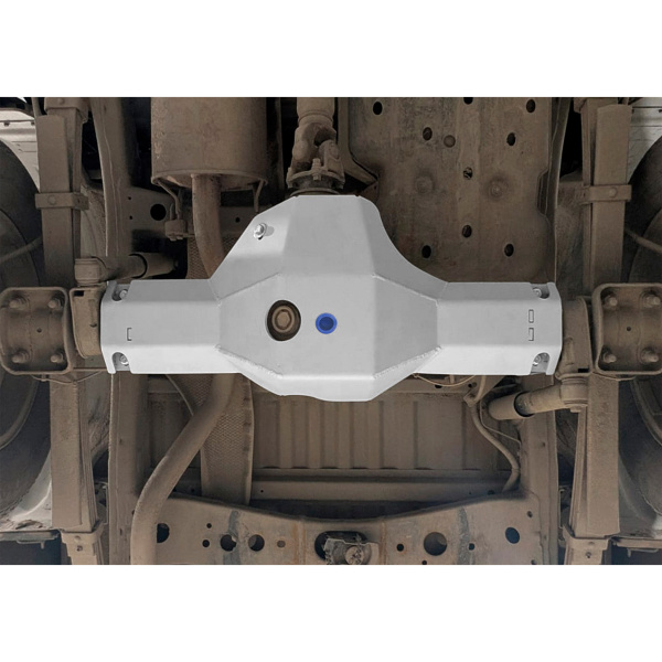Plaque de protection de différentiel arrière Toyota Hilux 2015-2020; 2021-2024; 2025-; 2,7 l. / essence; 2,4 l. / diesel; 2,8 l. / diesel; 2,8 l. / diesel / 48V