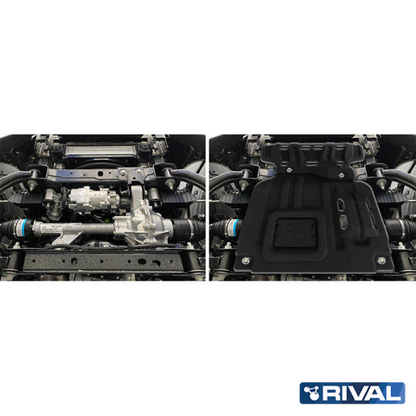 Engine Protection Plate Ford Everest 2022-; Ranger Raptor 2022-; Ranger 2022-;  Volkswagen Amarok 2023-; 3 l. / diesel