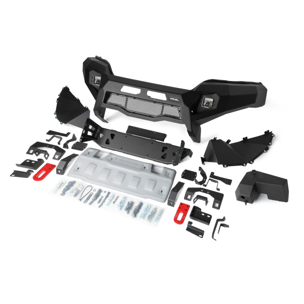 RIVAL Bumper with LED Lights for Mitsubishi L200 2018-2023; 