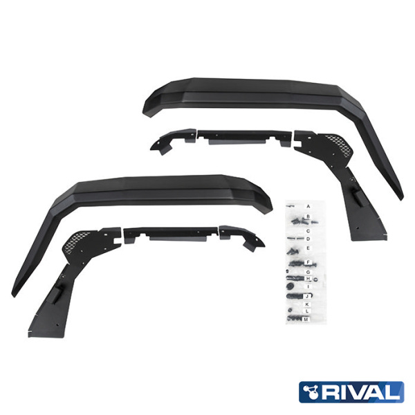 Fender Flares Jeep Wrangler 2017-2021; 2021-; 