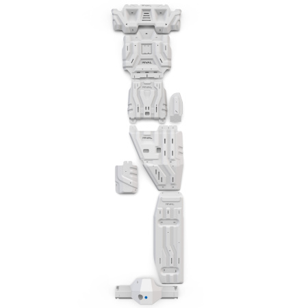 Ensemble de plaques de protection (Radiateur, Moteur, Boîte de vitesses, Boîte de transfert, Réservoir de carburant, Réservoir AdBlue) Toyota Hilux 2025-; 2,8 l. / diesel / 48V