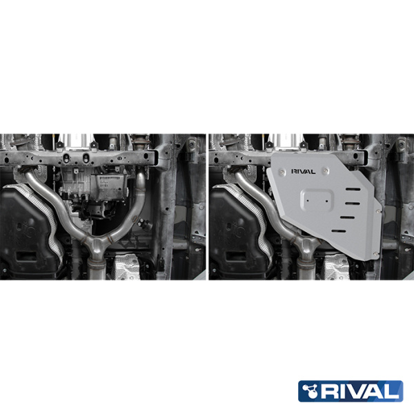 Transfer Case Protection Plate Toyota Land Cruiser 2021-; 3,5 l. / gasoline; 4 l. / gasoline