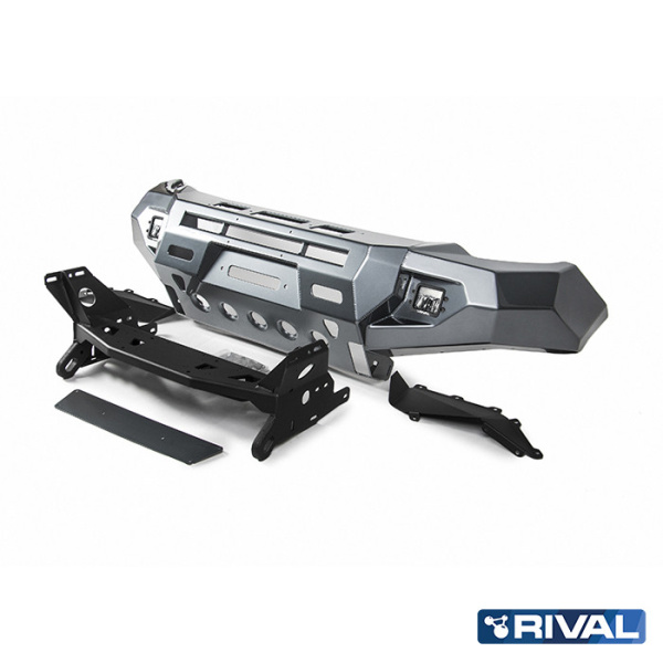 Pare-chocs RIVAL avec feux LED pour Mitsubishi L200 2015-2019; 